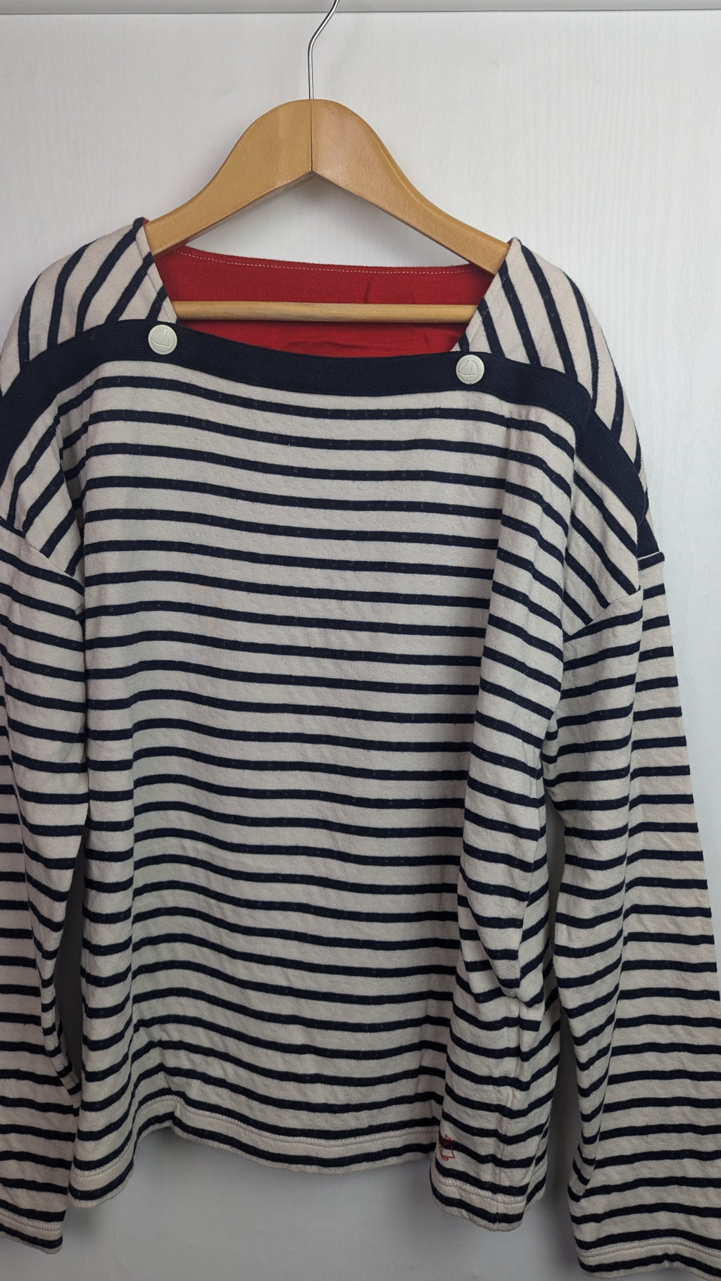 Petit Bateau Navy Striped Long Sleeve Top - Girls 12 Years - Little Ones Preloved. Second Hand Children's & Preloved Baby, Kids, Girls & Boys Clothes. UK online