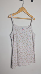 Petit Bateau Pale Pink Floral Vest - Girls 12 Years - Little Ones Preloved. Second Hand Children's & Preloved Baby, Kids, Girls & Boys Clothes. UK online