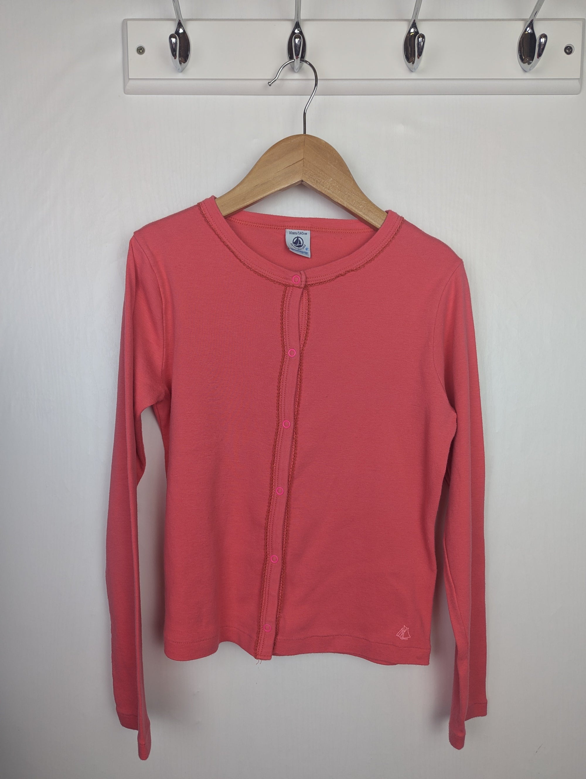 Petit Bateau Pink Cardigan - Girls 10 Years - Little Ones Preloved. Second Hand Children's & Preloved Baby, Kids, Girls & Boys Clothes. UK online