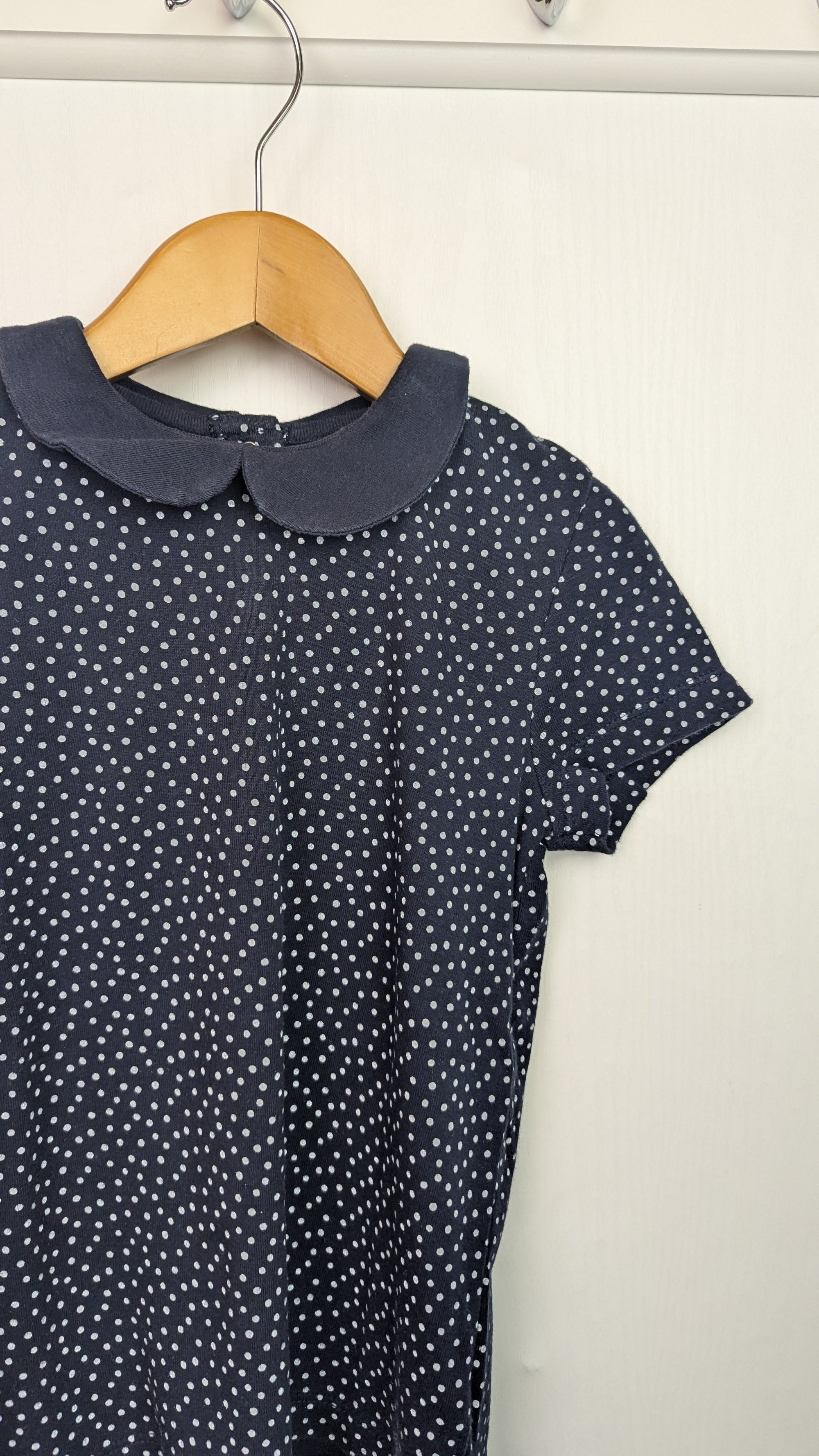 Petit Bateau Polka Dot Short Sleeve Top - Girls 8 Years - Little Ones Preloved. Second Hand Children's & Preloved Baby, Kids, Girls & Boys Clothes. UK online