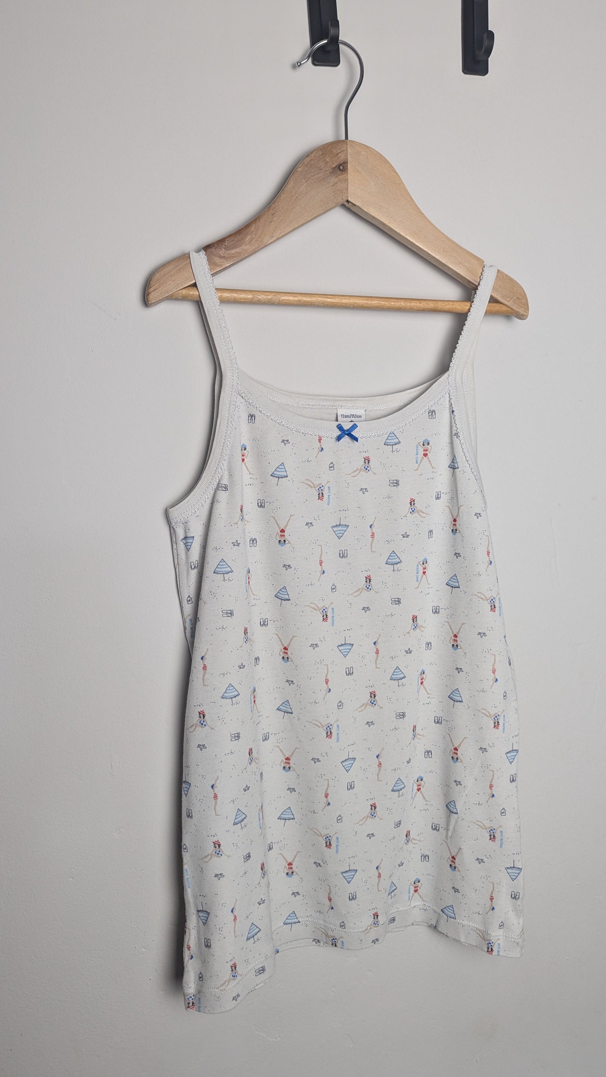 Petit Bateau White Seaside Vest - Girls 12 Years - Little Ones Preloved. Second Hand Children's & Preloved Baby, Kids, Girls & Boys Clothes. UK online