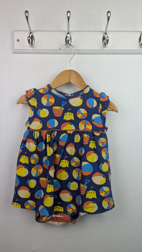 Piccalilly Beach Dress & Bodysuit - Girls 3-6 months Little Ones Preloved Used, Preloved, Preworn & Second Hand Baby, Kids & Children's Clothing UK Online. Cheap affordable. Brands including Next, Joules, Nutmeg Morrisons, TU, F&F, H&M.