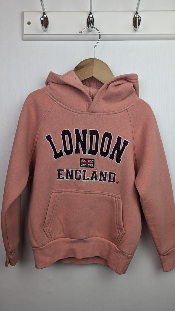 Pink London Hoodie - Girls 3-4 Years Unbranded Used, Preloved, Preworn & Second Hand Baby, Kids & Children's Clothing UK Online. Cheap affordable. Brands including Next, Joules, Nutmeg Morrisons, TU, F&F, H&M.