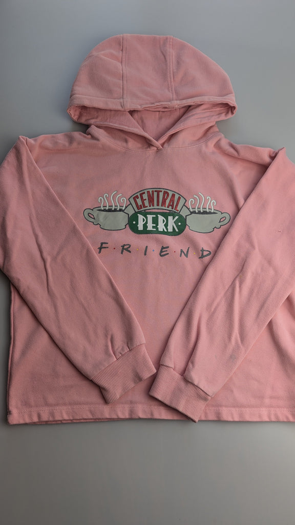 PLAYWEAR Friends Pink Hoodie - Girls 10-11 Years Tesco Used, Preloved, Preworn & Second Hand Baby, Kids & Children's Clothing UK Online. Cheap affordable. Brands including Next, Joules, Nutmeg Morrisons, TU, F&F, H&M.