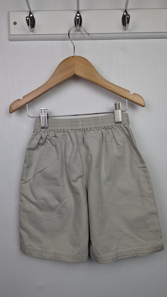 PLAYWEAR George Beige Shorts - Boys 2-3 Years George Used, Preloved, Preworn & Second Hand Baby, Kids & Children's Clothing UK Online. Cheap affordable. Brands including Next, Joules, Nutmeg Morrisons, TU, F&F, H&M.