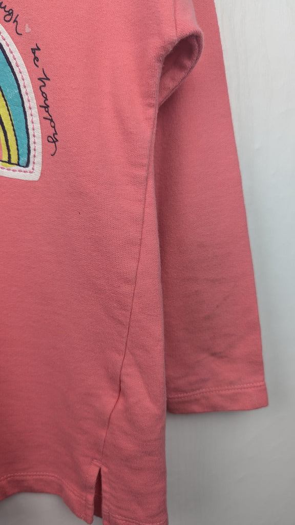 PLAYWEAR George Pink Rainbow Jumper Dress - Girls 3-4 Years George Used, Preloved, Preworn & Second Hand Baby, Kids & Children's Clothing UK Online. Cheap affordable. Brands including Next, Joules, Nutmeg Morrisons, TU, F&F, H&M.