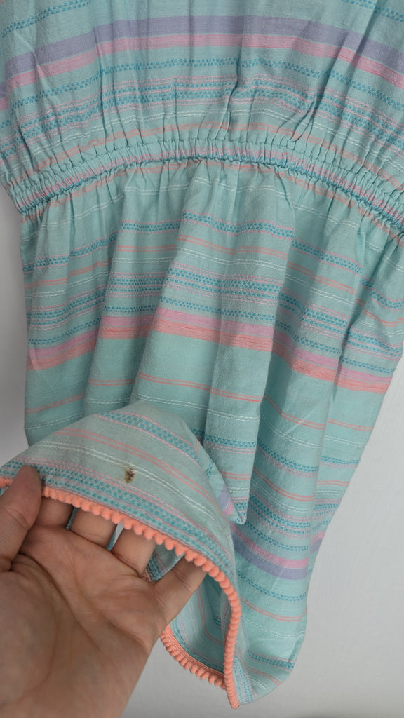 PLAYWEAR Monsoon Blue & Orange Kaftan - Girls 11-12 Years Monsoon Used, Preloved, Preworn & Second Hand Baby, Kids & Children's Clothing UK Online. Cheap affordable. Brands including Next, Joules, Nutmeg Morrisons, TU, F&F, H&M.