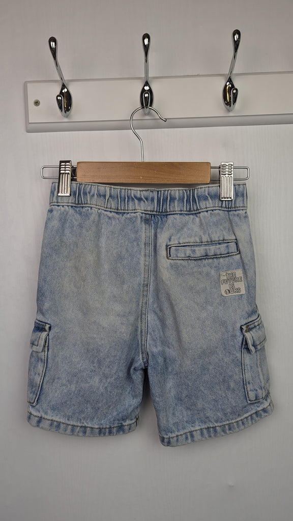 PLAYWEAR M&S Denim Shorts - Boys 5-6 Years Little Ones Preloved Used, Preloved, Preworn Baby, Girls & Boys Clothes. Kids & Children's second hand Clothing UK Online. Cheap affordable. Brands including Next, Joules, Nutmeg Morrisons, TU, F&F, H&M.