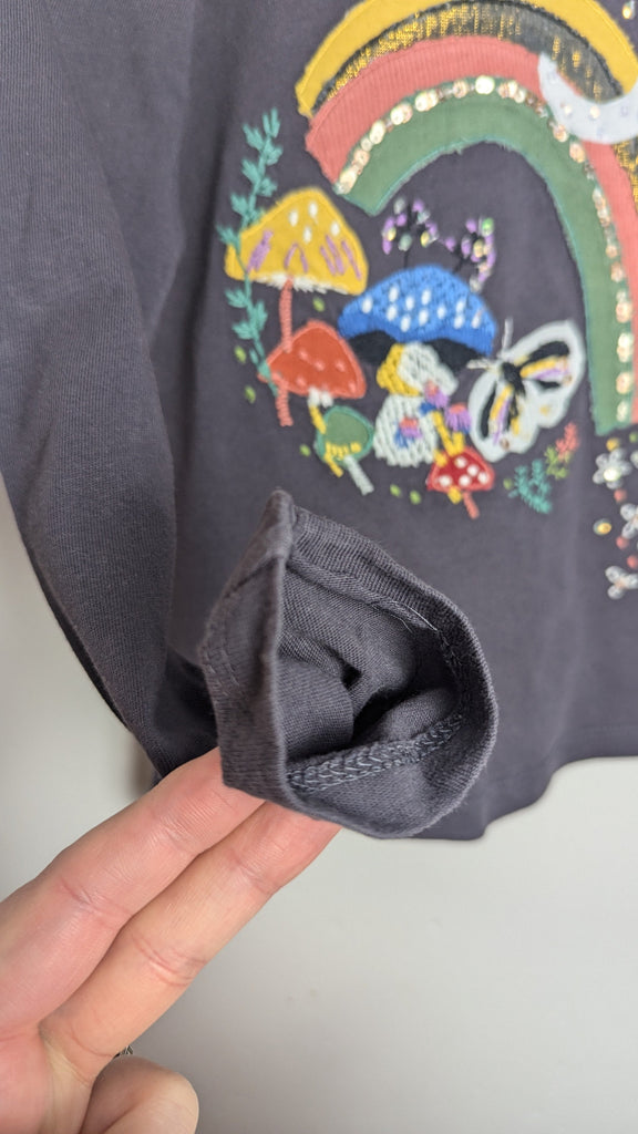 PLAYWEAR Next Grey Rainbow Top - Girls 3 Years Little Ones Preloved Used, Preloved, Preworn & Second Hand Baby, Kids & Children's Clothing UK Online. Cheap affordable. Brands including Next, Joules, Nutmeg Morrisons, TU, F&F, H&M.