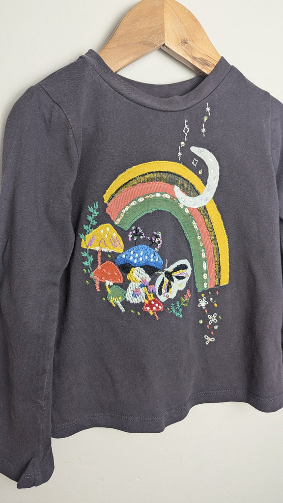 PLAYWEAR Next Grey Rainbow Top - Girls 3 Years Little Ones Preloved Used, Preloved, Preworn & Second Hand Baby, Kids & Children's Clothing UK Online. Cheap affordable. Brands including Next, Joules, Nutmeg Morrisons, TU, F&F, H&M.