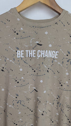 PLAYWEAR Primark Beige Splat Top - Boys 13 - 14 Years - Little Ones Preloved. Second Hand Children's & Preloved Baby, Kids, Girls & Boys Clothes. UK online