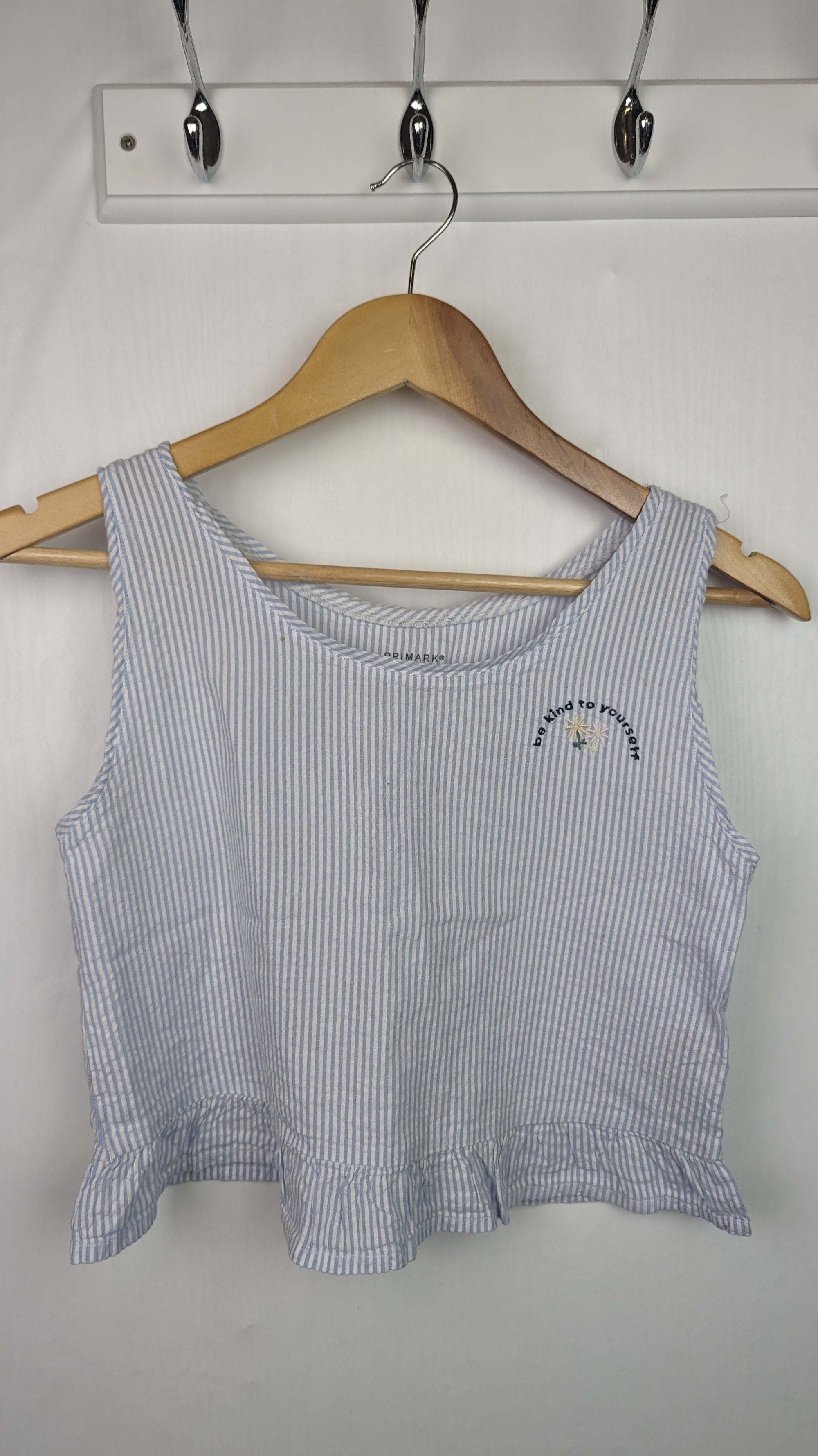 PLAYWEAR Primark Striped Top - Girls 9 - 10 Years - Little Ones Preloved. Second Hand Children's & Preloved Baby, Kids, Girls & Boys Clothes. UK online