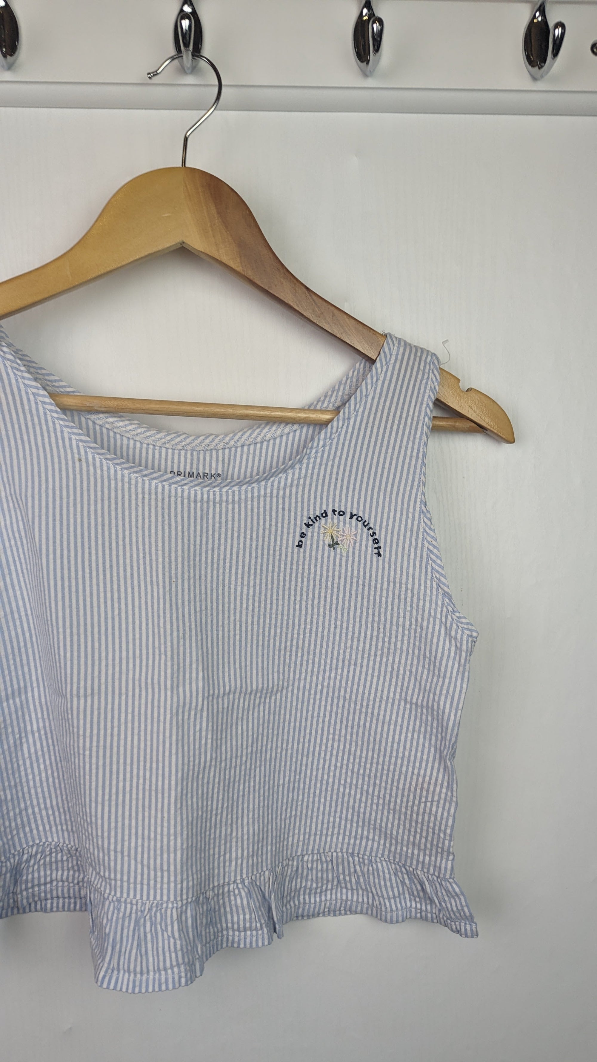 PLAYWEAR Primark Striped Top - Girls 9 - 10 Years - Little Ones Preloved. Second Hand Children's & Preloved Baby, Kids, Girls & Boys Clothes. UK online