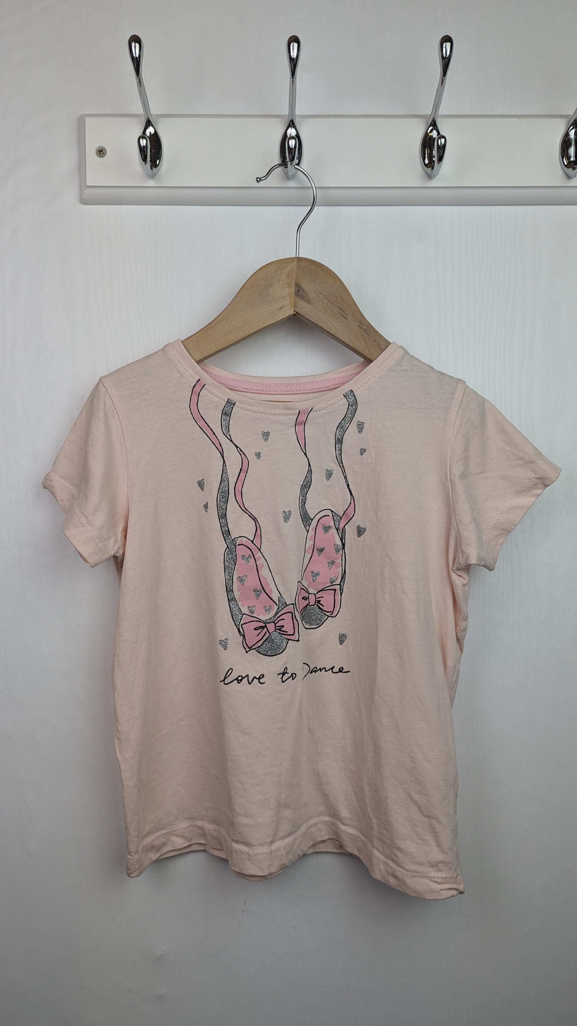 Primark Ballerina Short Sleeve Top - Girls 5 - 6 Years - Little Ones Preloved. Second Hand Children's & Preloved Baby, Kids, Girls & Boys Clothes. UK online