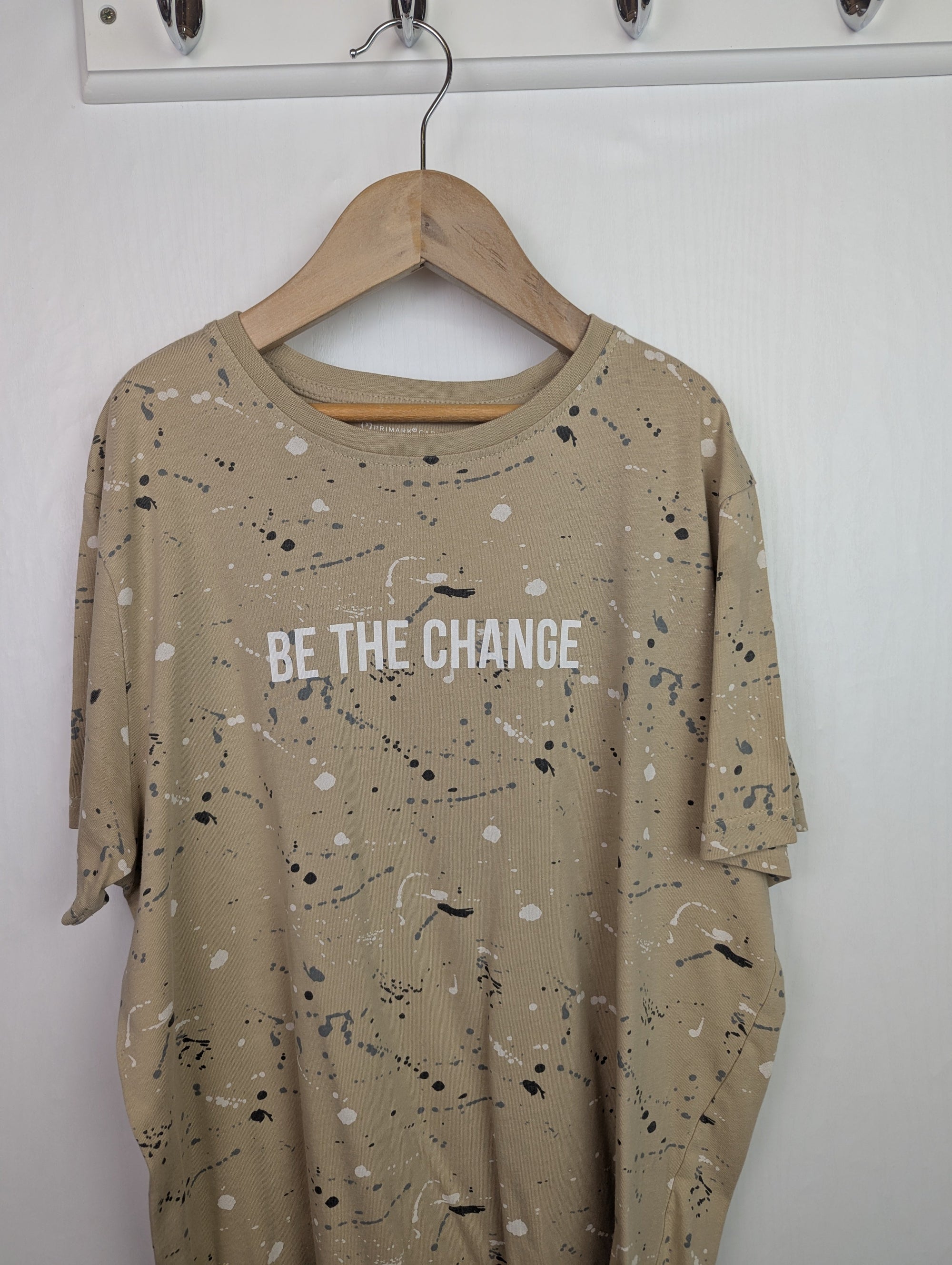 Primark 'Be The Change' Top - Boys 12 - 13 Years - Little Ones Preloved. Second Hand Children's & Preloved Baby, Kids, Girls & Boys Clothes. UK online
