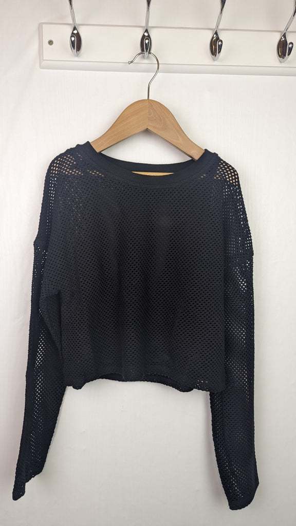 Primark Black Mesh 2 Part Top - Girls 9-10 Years Primark Used, Preloved, Preworn & Second Hand Baby, Kids & Children's Clothing UK Online. Cheap affordable. Brands including Next, Joules, Nutmeg Morrisons, TU, F&F, H&M.