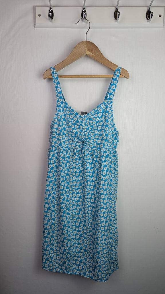 Primark Blue Floral Dress - Girls 10-11 Years Little Ones Preloved Used, Preloved, Preworn Baby, Girls & Boys Clothes. Kids & Children's second hand Clothing UK Online. Cheap affordable. Brands including Next, Joules, Nutmeg Morrisons, TU, F&F, H&M.