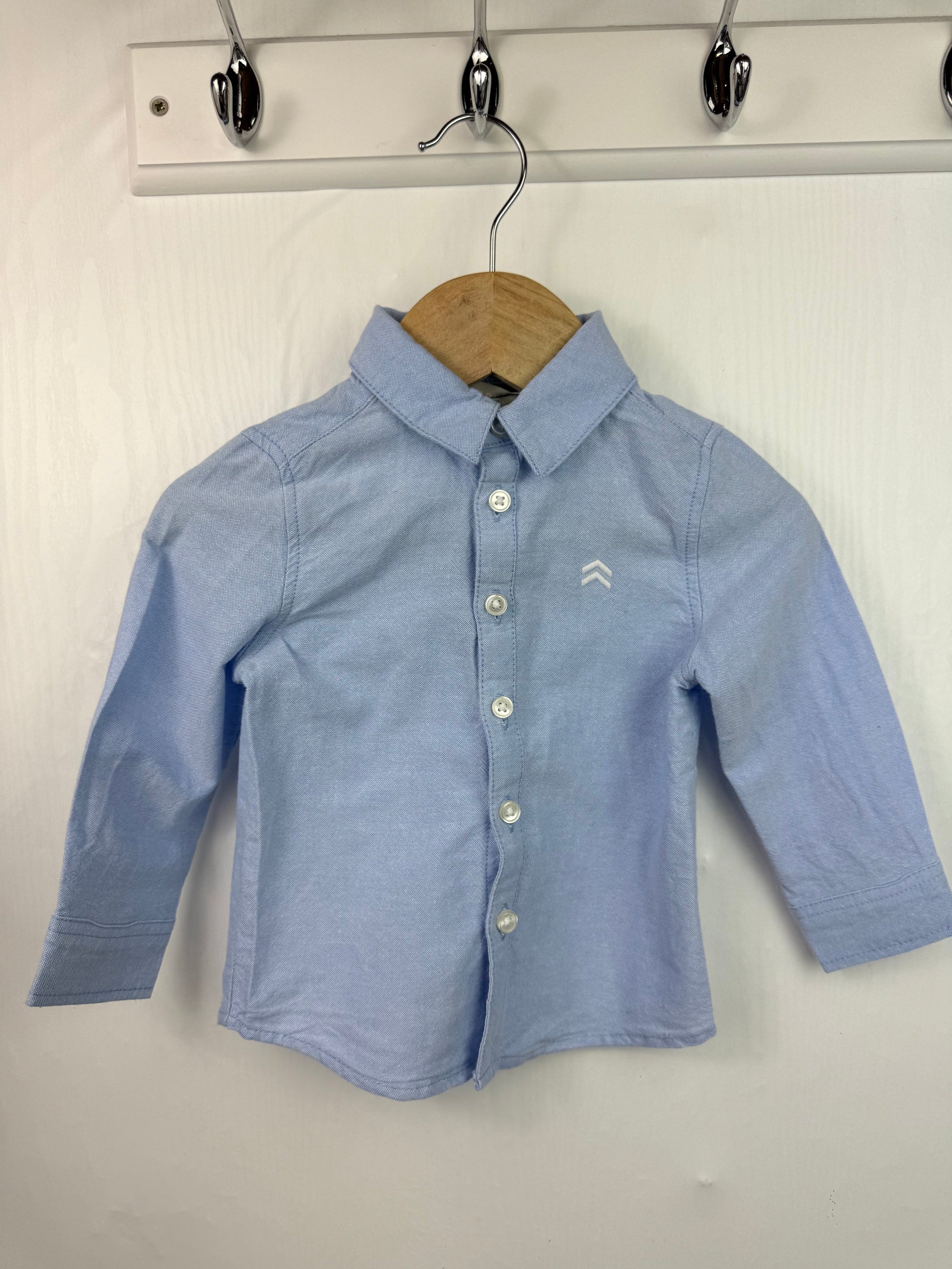 Primark Blue Long Sleeve Shirt - Boys 9 - 12 Months - Little Ones Preloved. Second Hand Children's & Preloved Baby, Kids, Girls & Boys Clothes. UK online