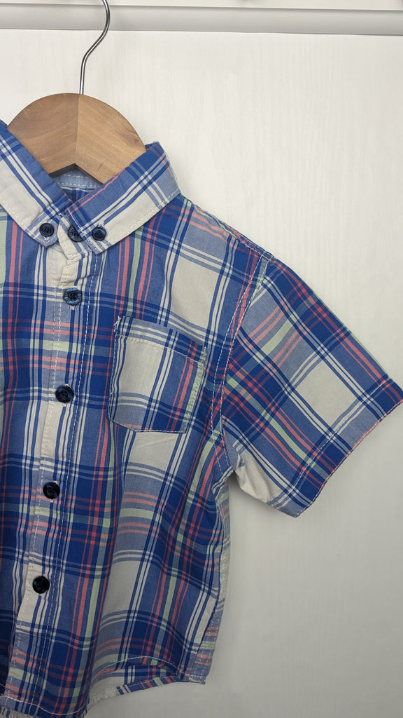 Primark Blue Plaid Shirt 2-3y Primark Used, Preloved, Preworn & Second Hand Baby, Kids & Children's Clothing UK Online. Cheap affordable. Brands including Next, Joules, Nutmeg Morrisons, TU, F&F, H&M.