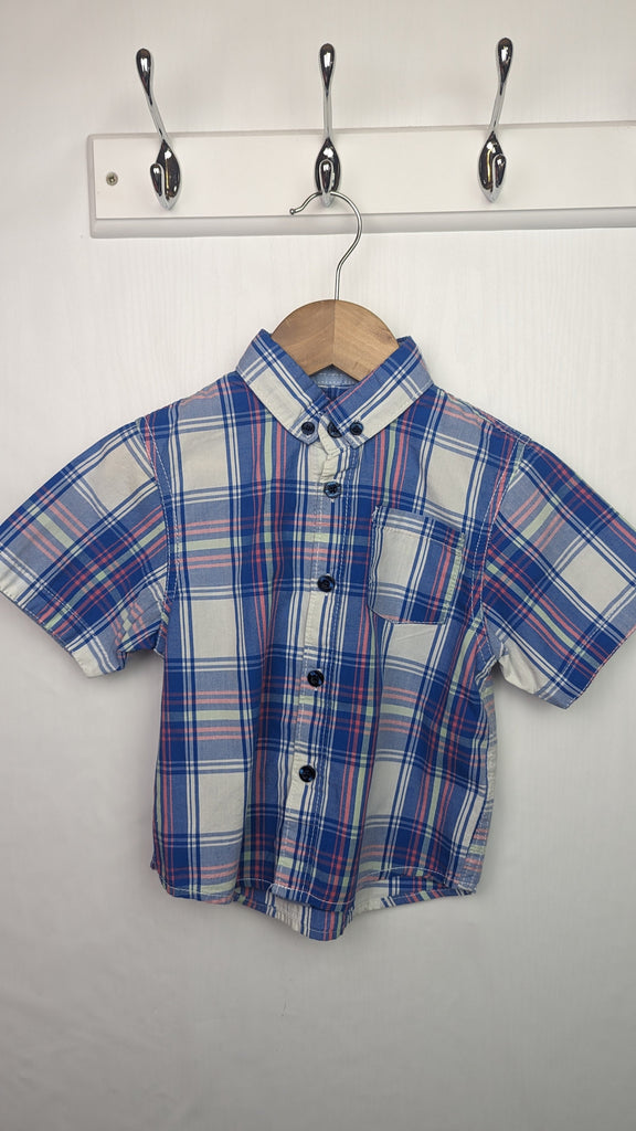 Primark Blue Plaid Shirt 2-3y Primark Used, Preloved, Preworn & Second Hand Baby, Kids & Children's Clothing UK Online. Cheap affordable. Brands including Next, Joules, Nutmeg Morrisons, TU, F&F, H&M.