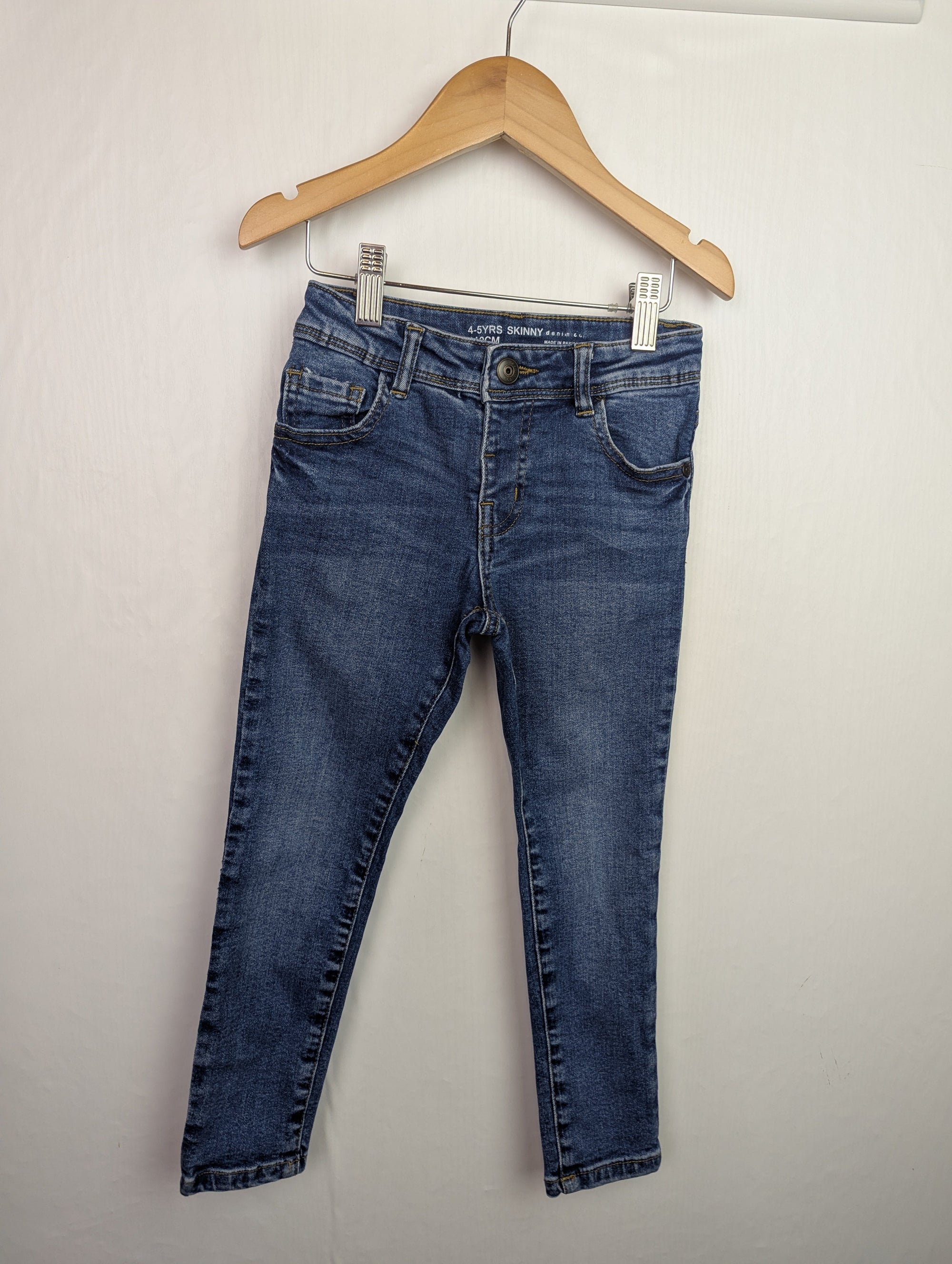 Primark Blue Skinny Jeans - Boys 4 - 5 Years - Little Ones Preloved. Second Hand Children's & Preloved Baby, Kids, Girls & Boys Clothes. UK online