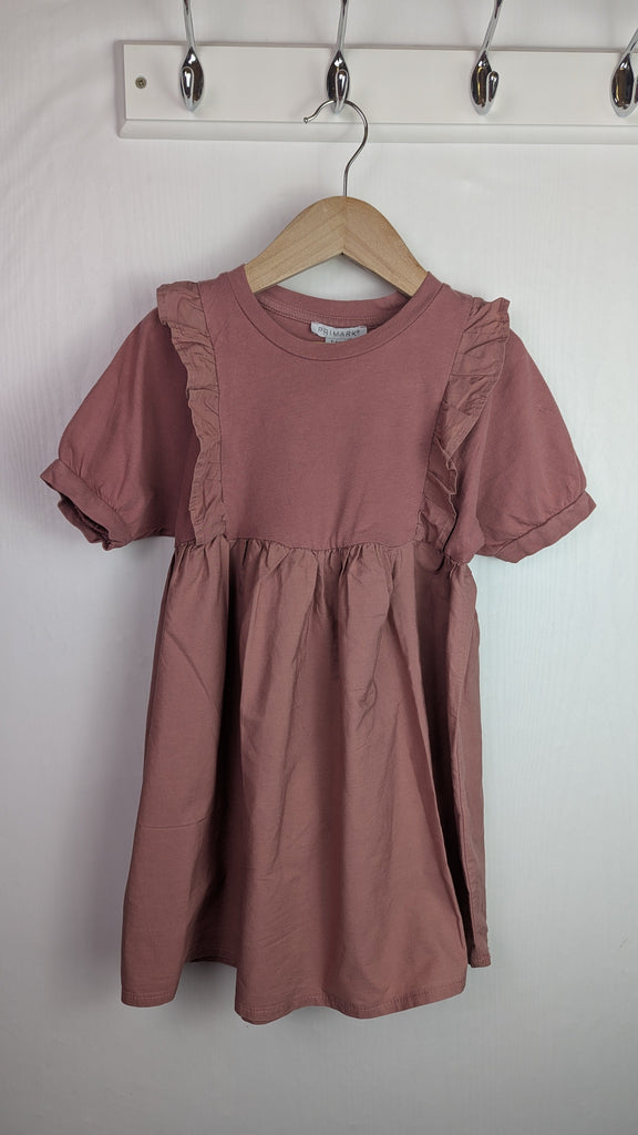 Primark Blush Pink Ruffle Dress - Girls 3-4 Years Little Ones Preloved Used, Preloved, Preworn Baby, Girls & Boys Clothes. Kids & Children's second hand Clothing UK Online. Cheap affordable. Brands including Next, Joules, Nutmeg Morrisons, TU, F&F, H&M.