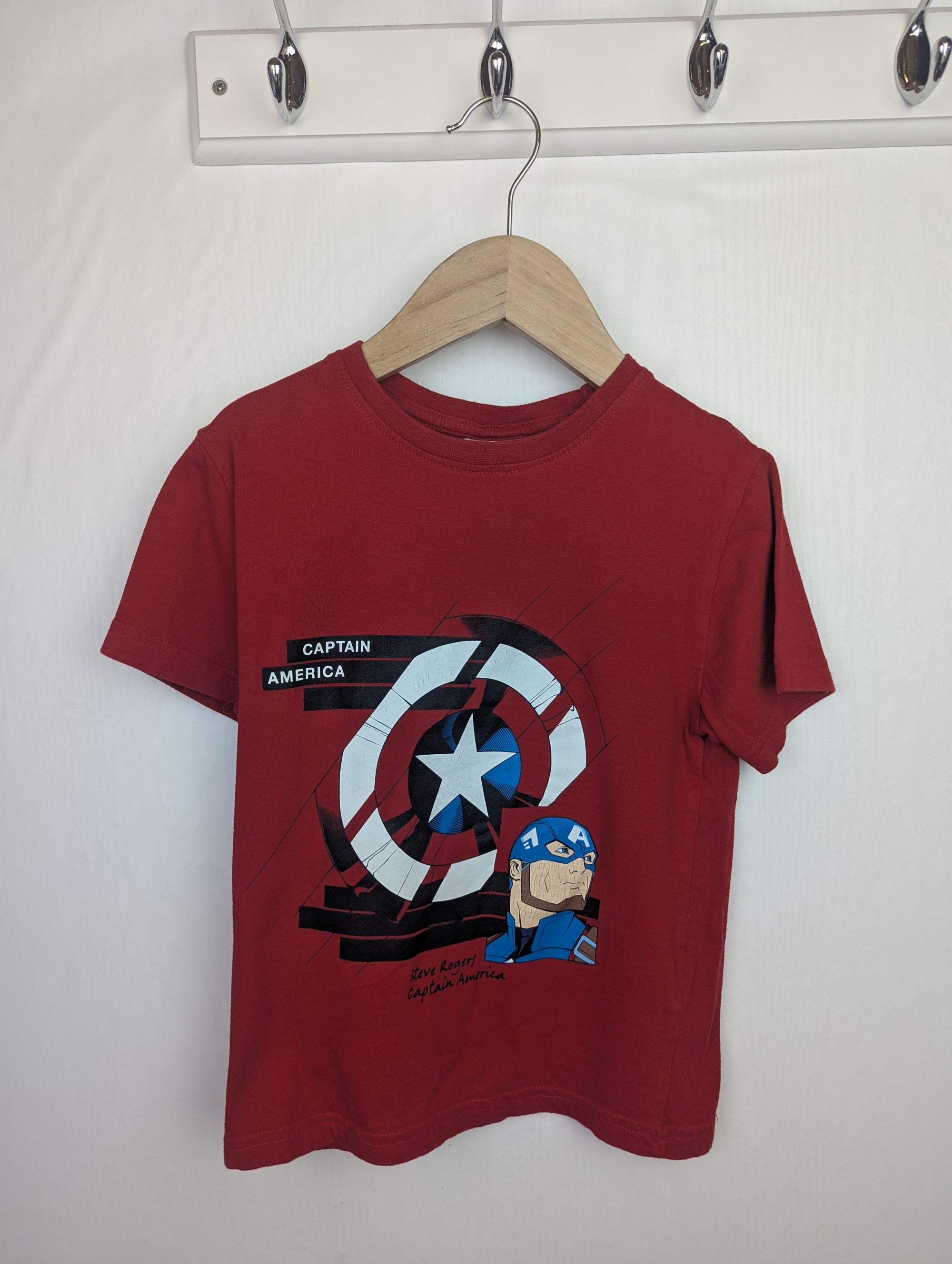 Primark Captain America Top - Boys 6 - 7 Years - Little Ones Preloved. Second Hand Children's & Preloved Baby, Kids, Girls & Boys Clothes. UK online