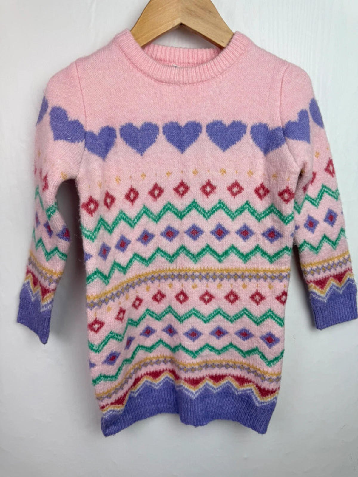 Primark Christmas Knit Dress - Girls 3 - 4 Years - Little Ones Preloved. Second Hand Children's & Preloved Baby, Kids, Girls & Boys Clothes. UK online