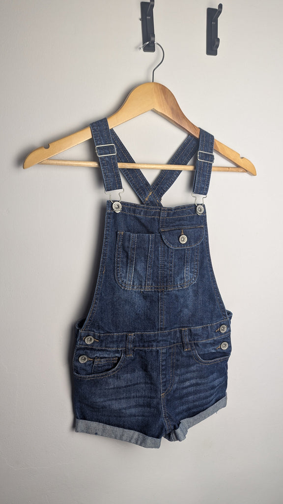 Primark Dark Blue Denim Dungarees - Girls 7-8 Years Little Ones Preloved Used, Preloved, Preworn & Second Hand Baby, Kids & Children's Clothing UK Online. Cheap affordable. Brands including Next, Joules, Nutmeg Morrisons, TU, F&F, H&M.