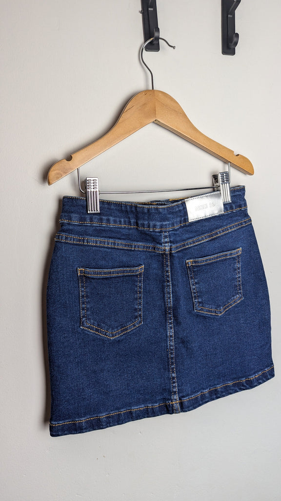 Primark Dark Denim Button Skirt - Girls 6-7 Years Little Ones Preloved Used, Preloved, Preworn & Second Hand Baby, Kids & Children's Clothing UK Online. Cheap affordable. Brands including Next, Joules, Nutmeg Morrisons, TU, F&F, H&M.