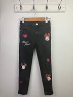 Primark Denim Minnie Mouse Jeans - Girls 7 - 8 Years - Little Ones Preloved. Second Hand Children's & Preloved Baby, Kids, Girls & Boys Clothes. UK online