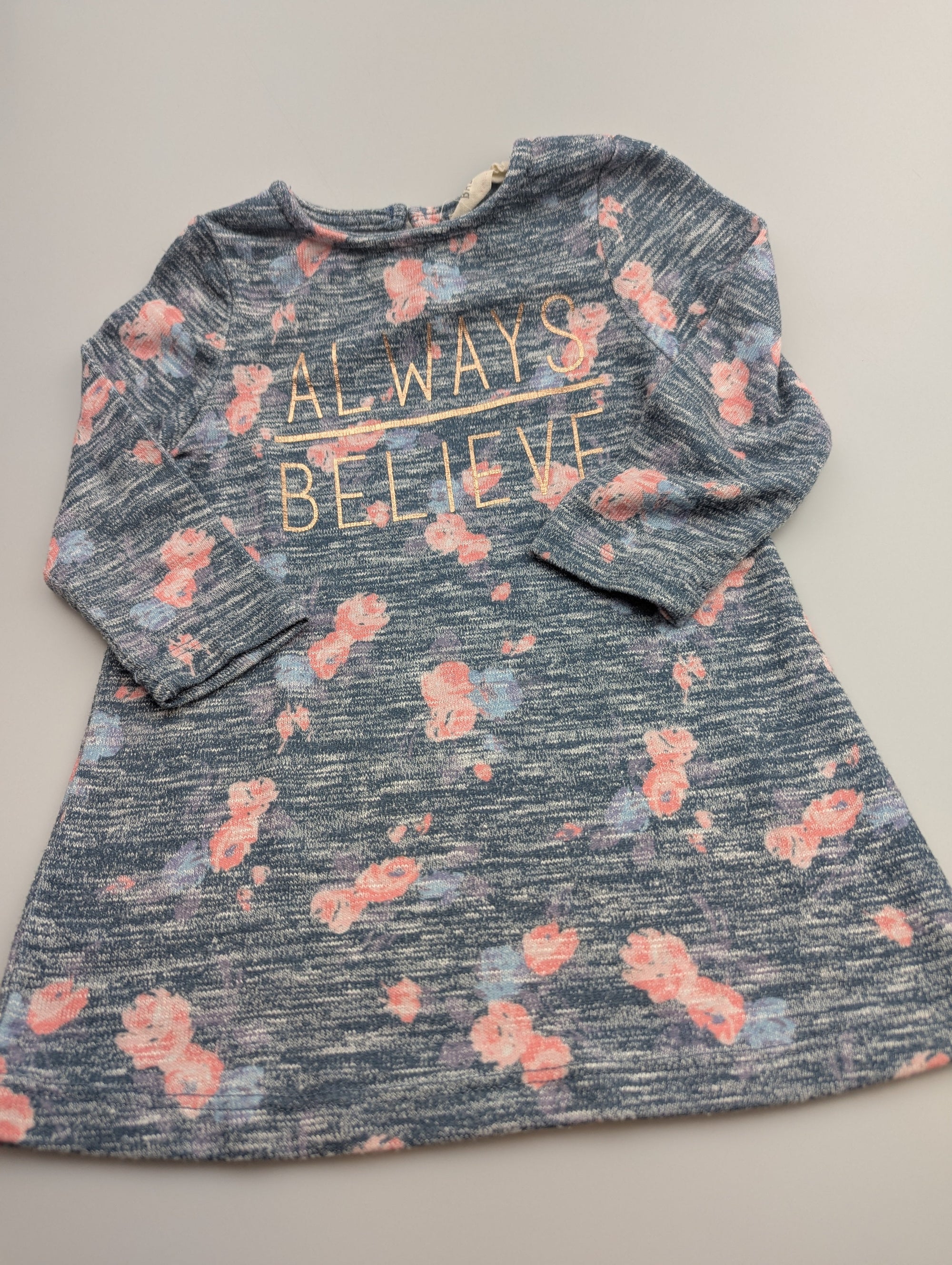 Primark Floral Jumper Dress - Girls 12 - 18 Months - Little Ones Preloved. Second Hand Children's & Preloved Baby, Kids, Girls & Boys Clothes. UK online