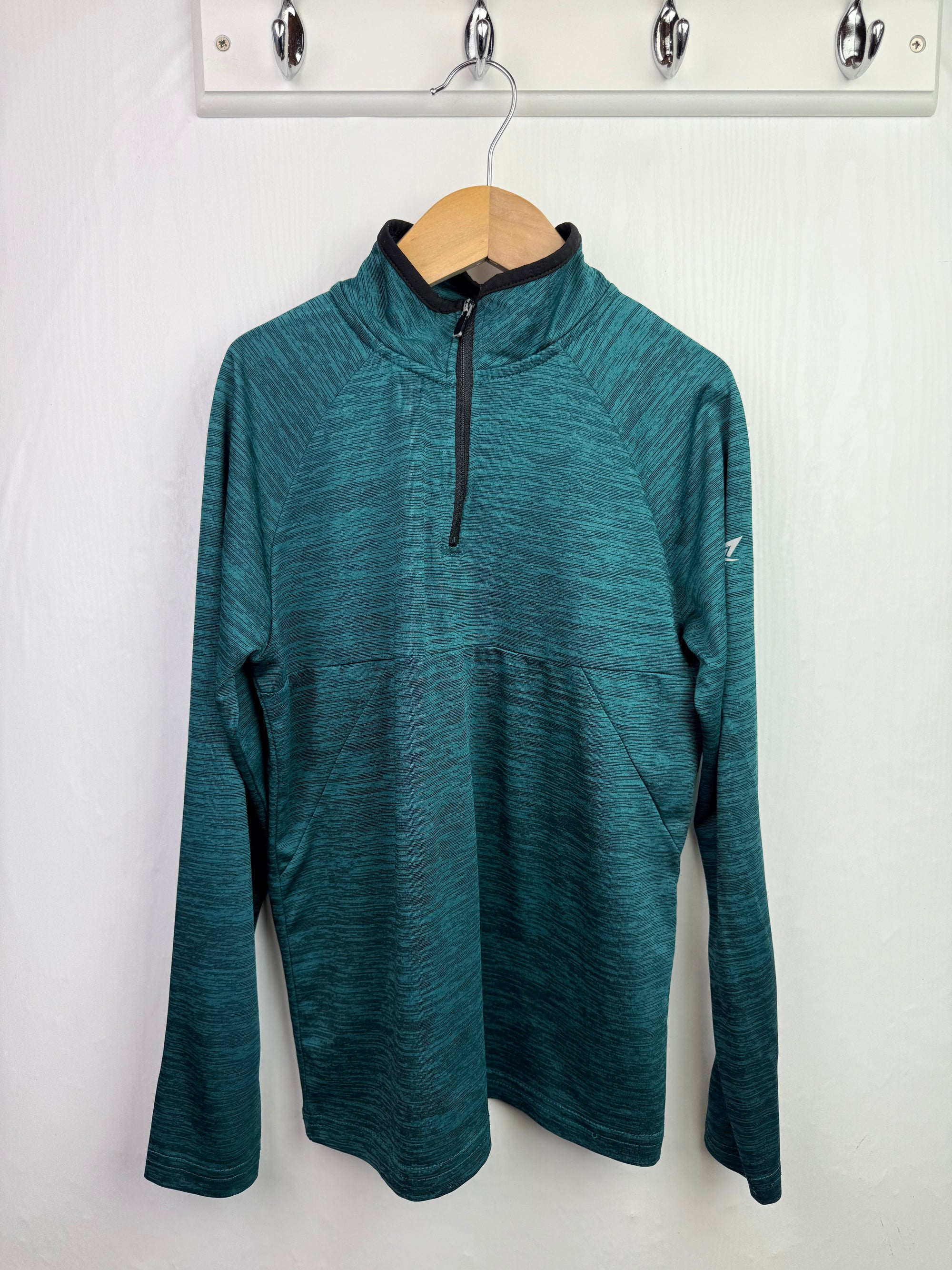 Primark Green Half Zip Sweater - Boys 9 - 10 Years - Little Ones Preloved. Second Hand Children's & Preloved Baby, Kids, Girls & Boys Clothes. UK online