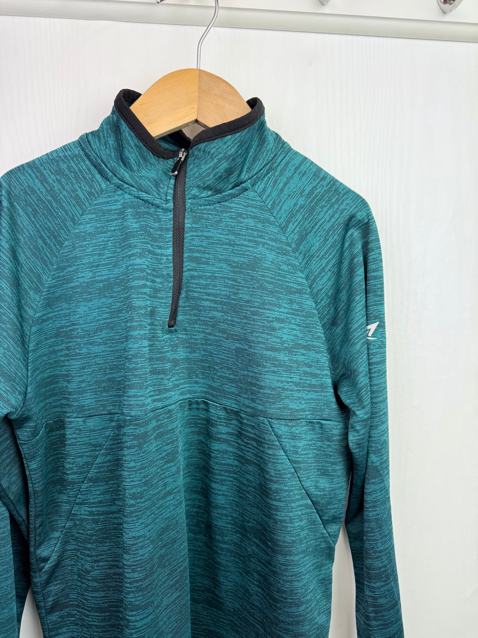 Primark Green Half Zip Sweater - Boys 9 - 10 Years - Little Ones Preloved. Second Hand Children's & Preloved Baby, Kids, Girls & Boys Clothes. UK online