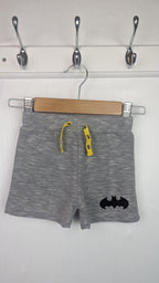 Primark Grey Batman Shorts - Boys 3 - 6 Months - Little Ones Preloved. Second Hand Children's & Preloved Baby, Kids, Girls & Boys Clothes. UK online