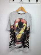 Primark Grey Iron Man Top - Girls 12 - 13 Years - Little Ones Preloved. Second Hand Children's & Preloved Baby, Kids, Girls & Boys Clothes. UK online
