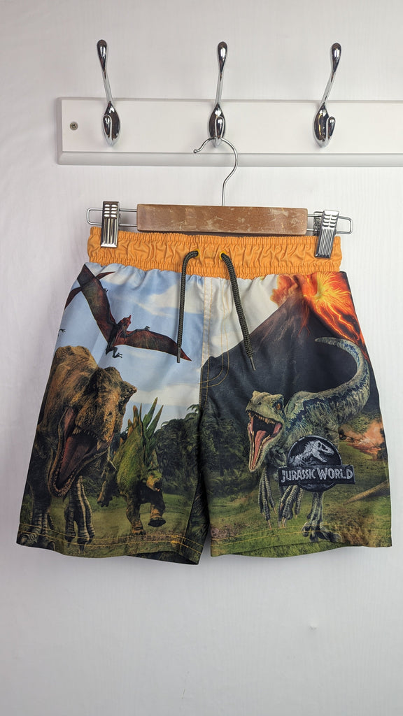 Primark Jurassic World Swimming Shorts - Boys 5-6 Years Little Ones Preloved Used, Preloved, Preworn & Second Hand Baby, Kids & Children's Clothing UK Online. Cheap affordable. Brands including Next, Joules, Nutmeg Morrisons, TU, F&F, H&M.