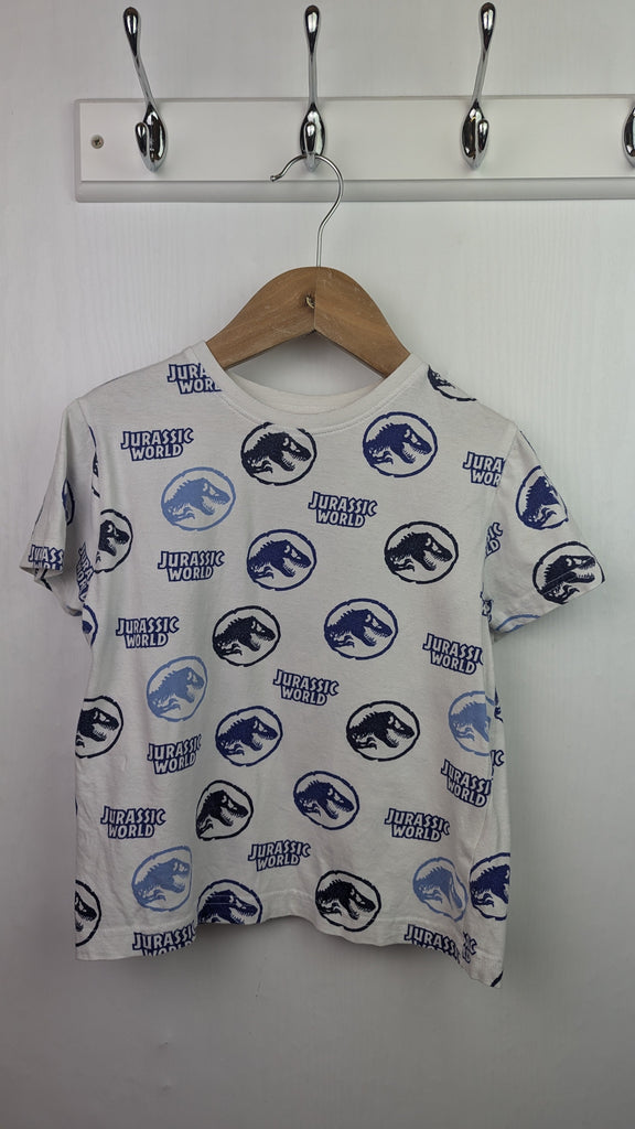 Primark Jurassic World Top - Boys 5-6 Years Little Ones Preloved Used, Preloved, Preworn & Second Hand Baby, Kids & Children's Clothing UK Online. Cheap affordable. Brands including Next, Joules, Nutmeg Morrisons, TU, F&F, H&M.