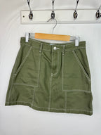 Primark Khaki Stitch Skirt - Girls 13 - 14 Years - Little Ones Preloved. Second Hand Children's & Preloved Baby, Kids, Girls & Boys Clothes. UK online