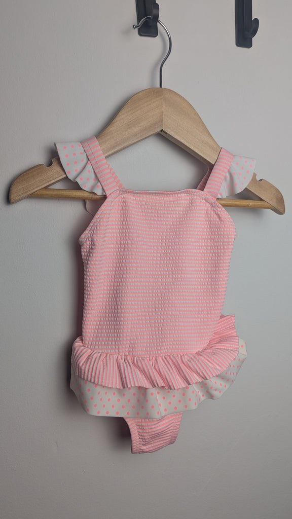 Primark Light Pink Swimsuit - Girls 3-6 Months Little Ones Preloved Used, Preloved, Preworn & Second Hand Baby, Kids & Children's Clothing UK Online. Cheap affordable. Brands including Next, Joules, Nutmeg Morrisons, TU, F&F, H&M.