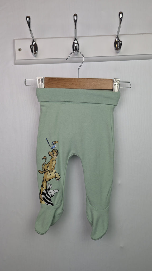 Primark Lion King Footed Leggings - Unisex 0-3 Months Little Ones Preloved Used, Preloved, Preworn & Second Hand Baby, Kids & Children's Clothing UK Online. Cheap affordable. Brands including Next, Joules, Nutmeg Morrisons, TU, F&F, H&M.