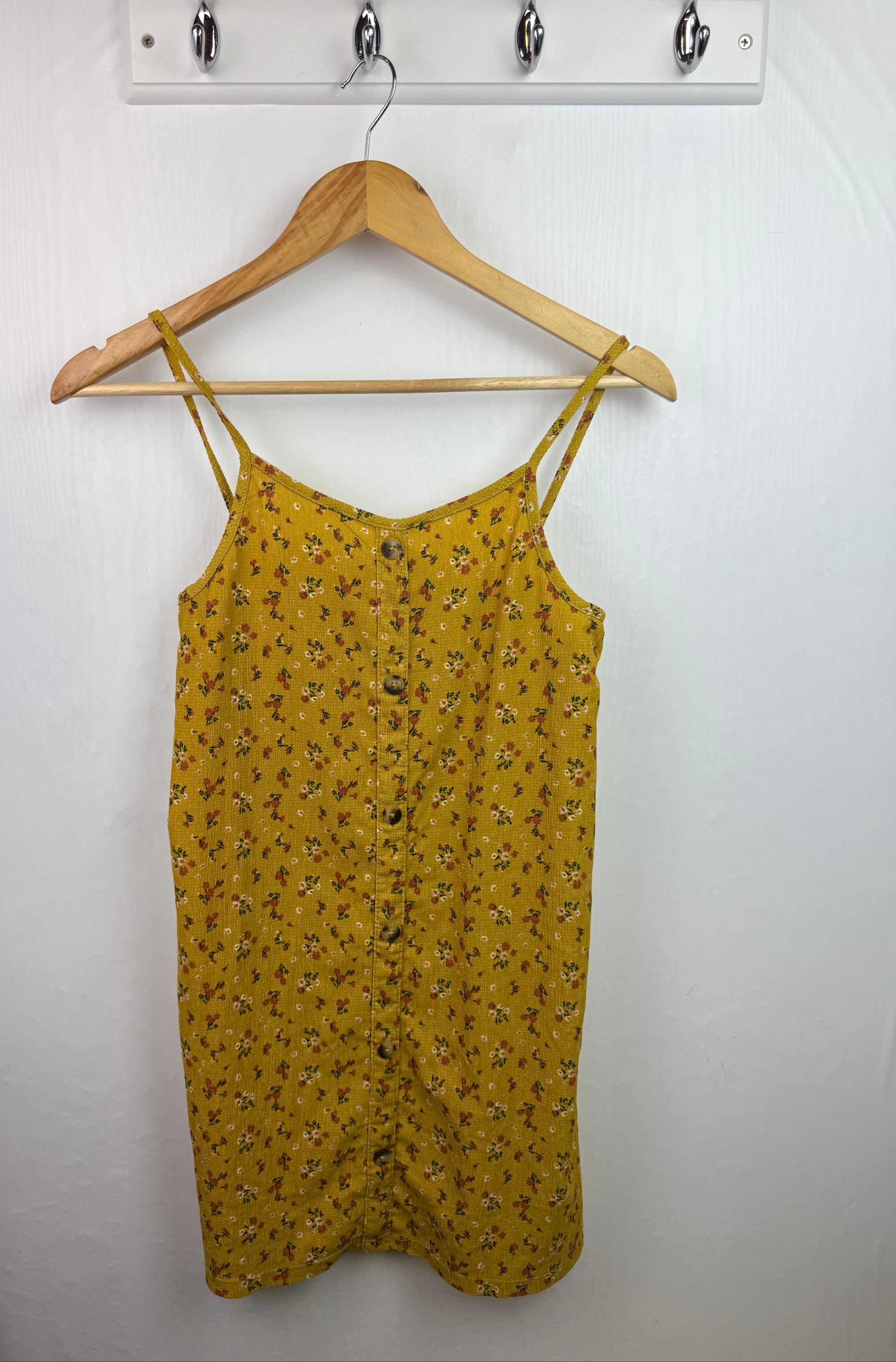 Primark Mustard Floral Dress - Girls 10 - 11 Years - Little Ones Preloved. Second Hand Children's & Preloved Baby, Kids, Girls & Boys Clothes. UK online