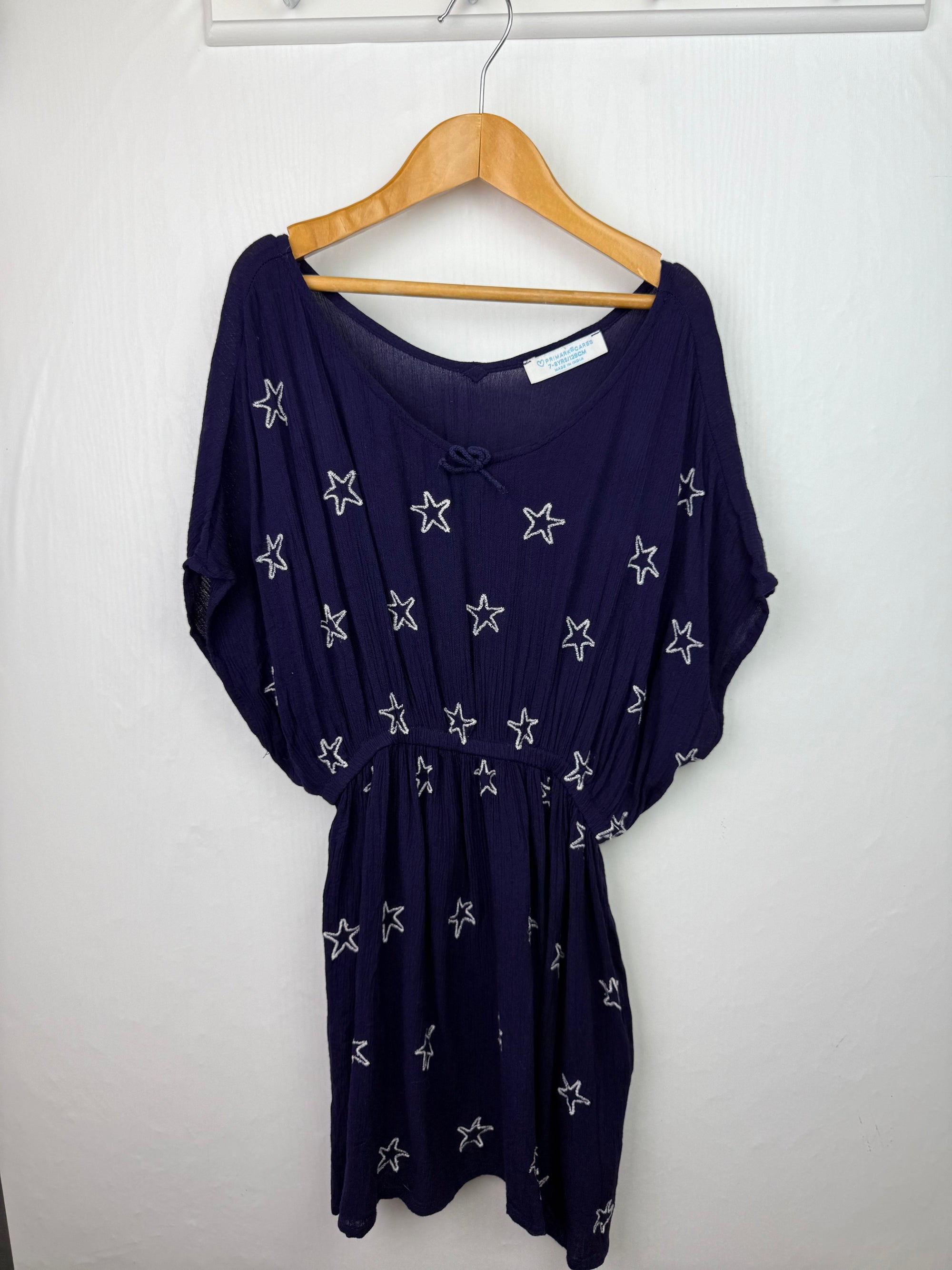 Primark Navy Beach Kaftan - Girls 7 - 8 Years - Little Ones Preloved. Second Hand Children's & Preloved Baby, Kids, Girls & Boys Clothes. UK online