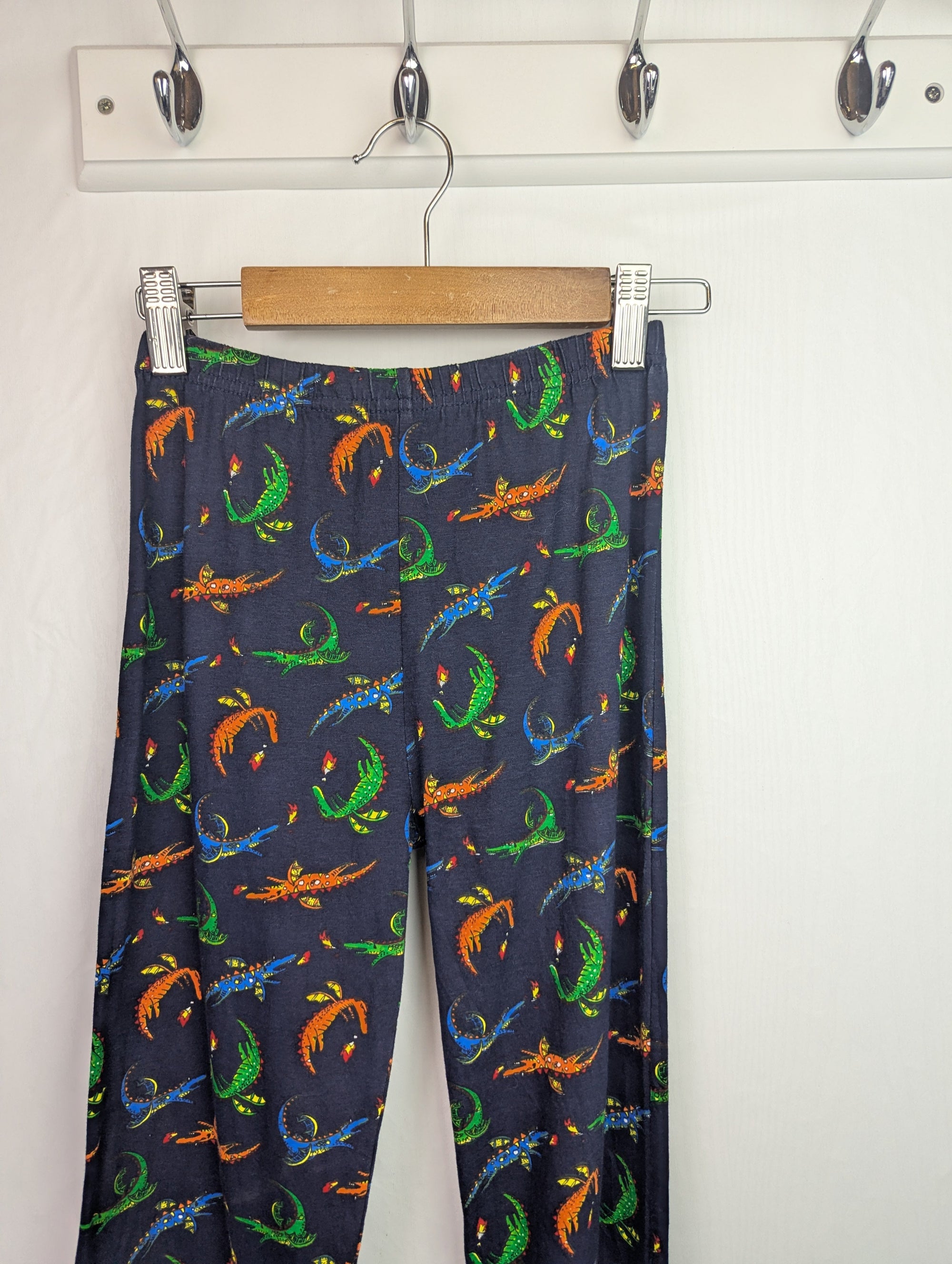 Primark Navy Dragon Pyjama Bottoms - Boys 6 - 7 Years - Little Ones Preloved. Second Hand Children's & Preloved Baby, Kids, Girls & Boys Clothes. UK online
