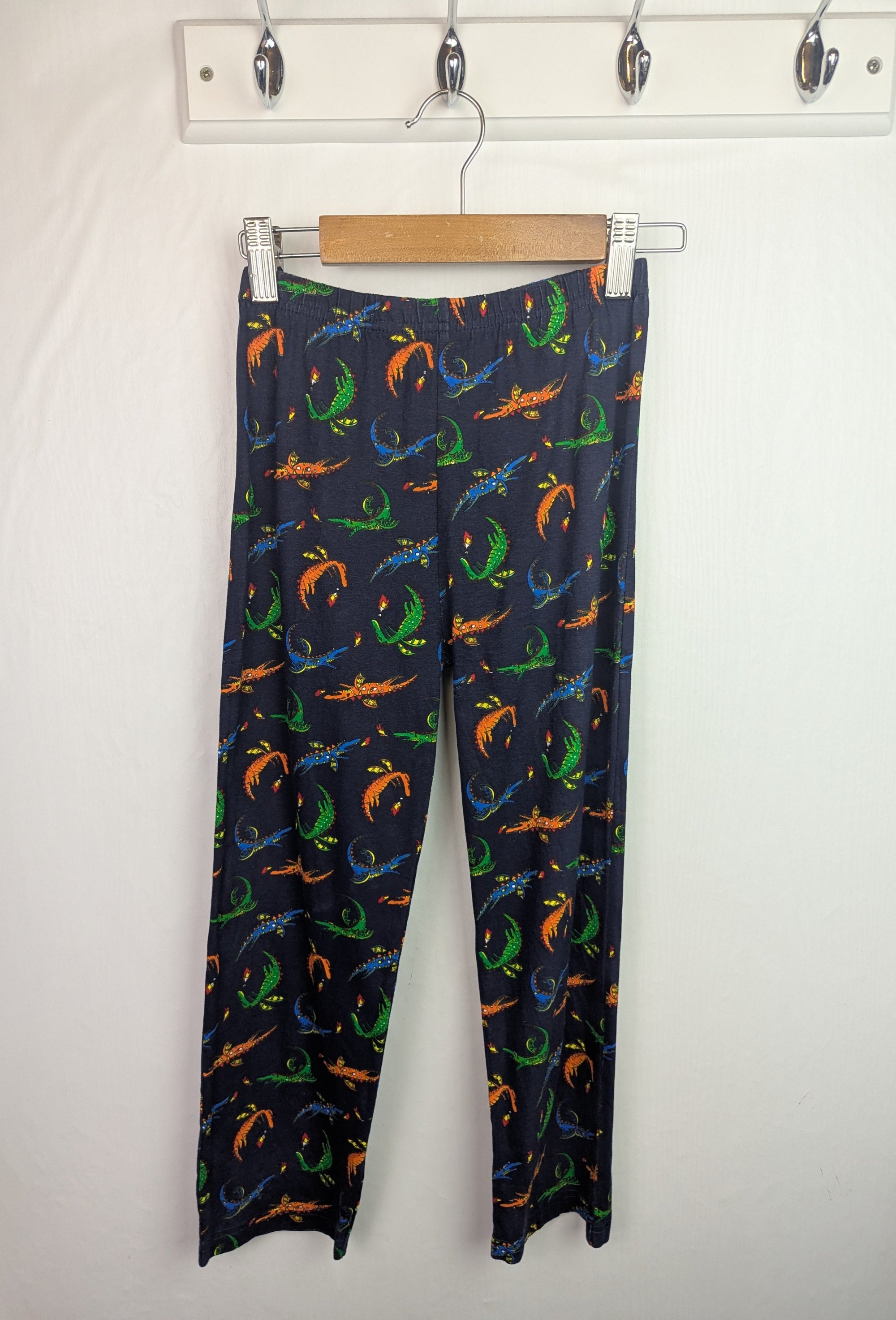 Primark Navy Dragon Pyjama Bottoms - Boys 6 - 7 Years - Little Ones Preloved. Second Hand Children's & Preloved Baby, Kids, Girls & Boys Clothes. UK online