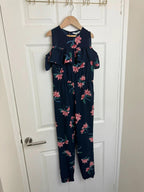 Primark Navy Floral Jumpsuit - Girls 9 - 10 Years - Little Ones Preloved. Second Hand Children's & Preloved Baby, Kids, Girls & Boys Clothes. UK online