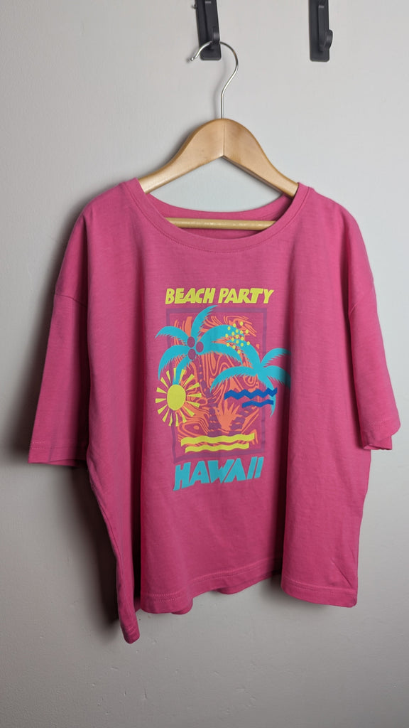 Primark Pink Beach Party Top - Girls 11-12 Years Little Ones Preloved Used, Preloved, Preworn Baby, Girls & Boys Clothes. Kids & Children's second hand Clothing UK Online. Cheap affordable. Brands including Next, Joules, Nutmeg Morrisons, TU, F&F, H&M.