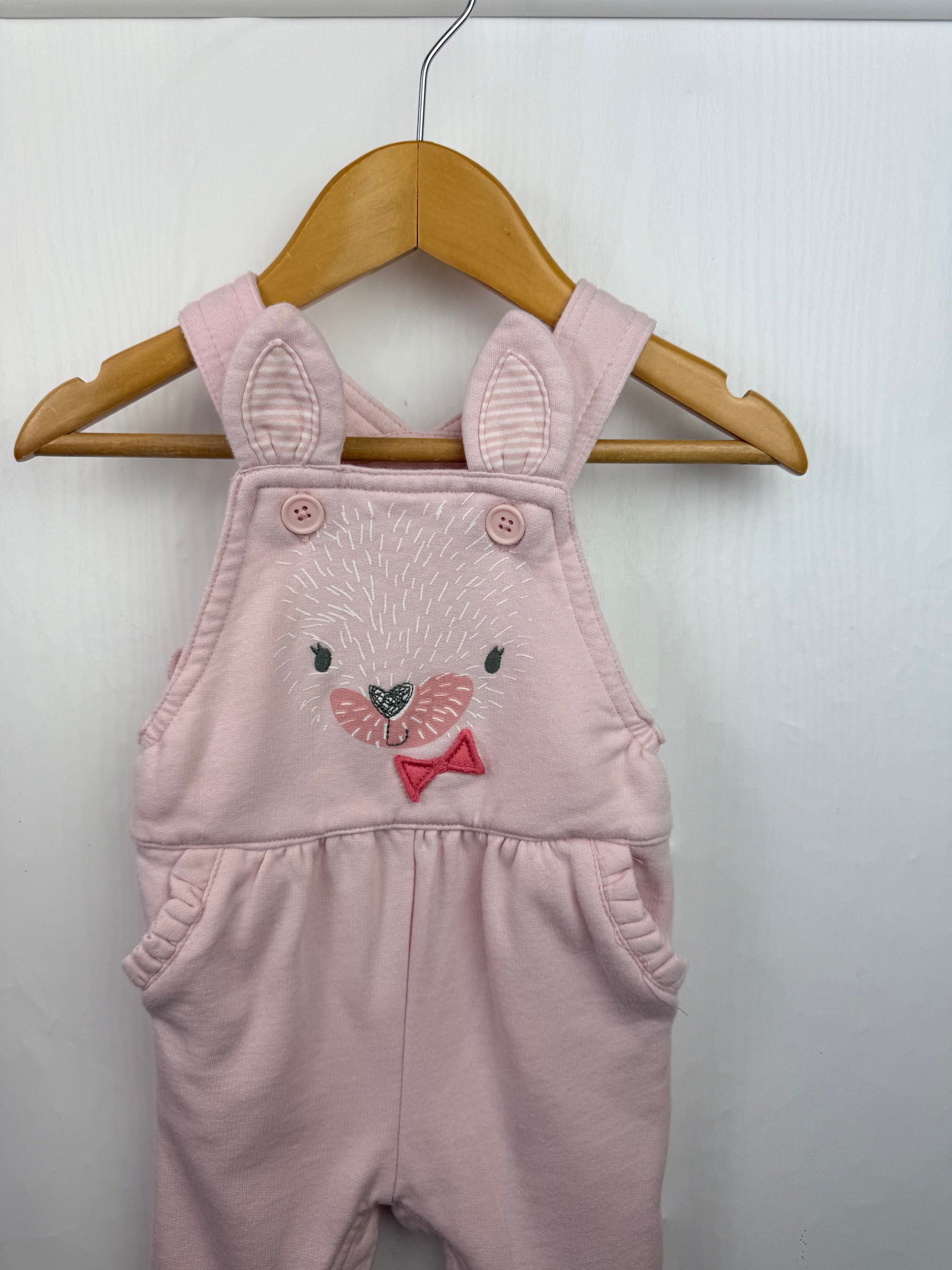 Primark Pink Bunny Romper - Baby Girls 3 - 6 Months - Little Ones Preloved. Second Hand Children's & Preloved Baby, Kids, Girls & Boys Clothes. UK online
