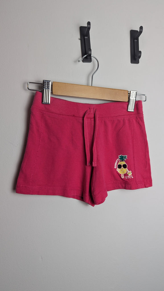 Primark Pink Cool Pineapple Shorts - Girls 3-4 Years Little Ones Preloved Used, Preloved, Preworn & Second Hand Baby, Kids & Children's Clothing UK Online. Cheap affordable. Brands including Next, Joules, Nutmeg Morrisons, TU, F&F, H&M.