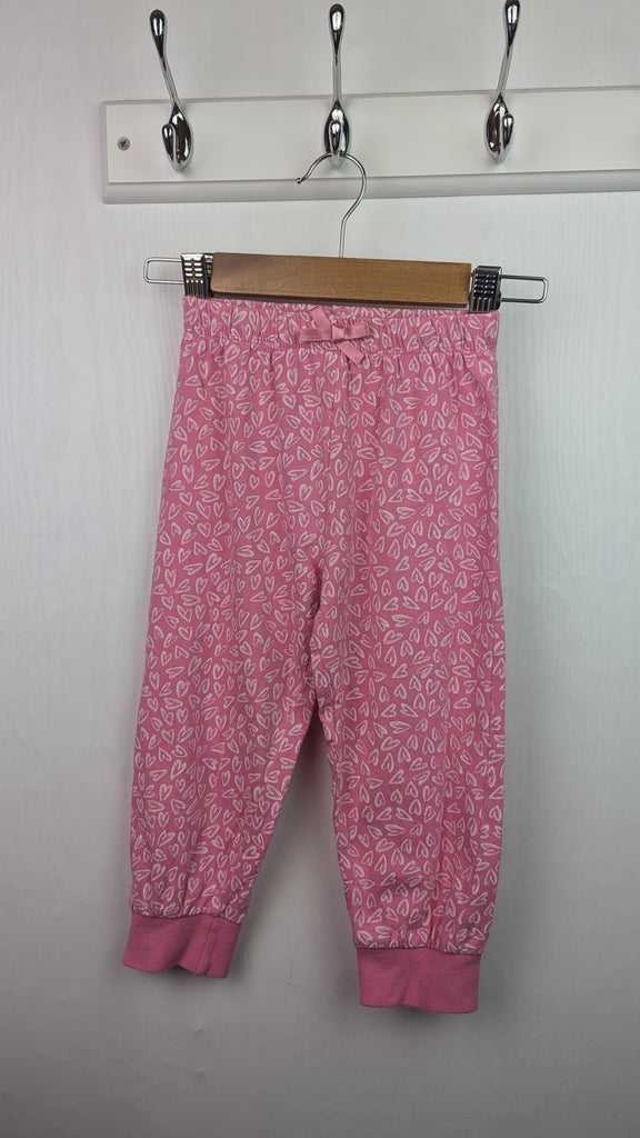 Primark Pink Heart Pajama Bottoms - Girls 2-3 Years Little Ones Preloved Used, Preloved, Preworn & Second Hand Baby, Kids & Children's Clothing UK Online. Cheap affordable. Brands including Next, Joules, Nutmeg Morrisons, TU, F&F, H&M.